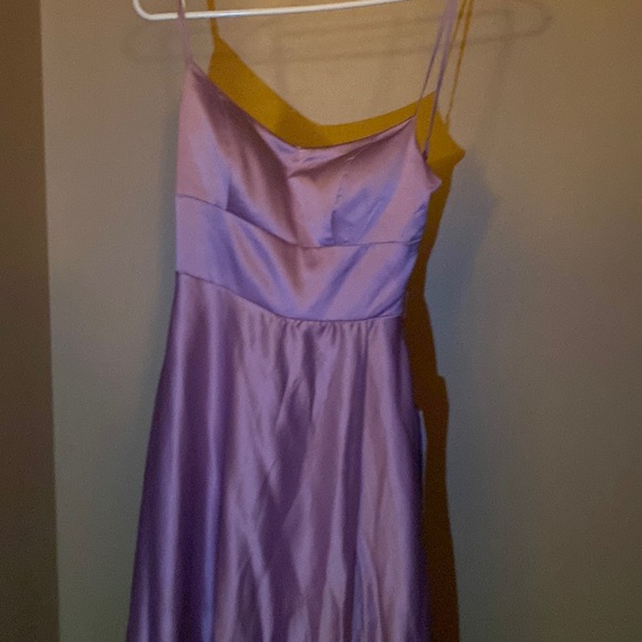Light Purple Dress with long slit - Picture 1 of 4